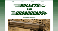 Desktop Screenshot of bulletsandbroadheads.net