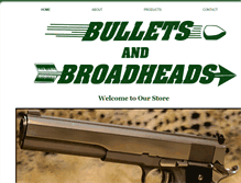Tablet Screenshot of bulletsandbroadheads.net